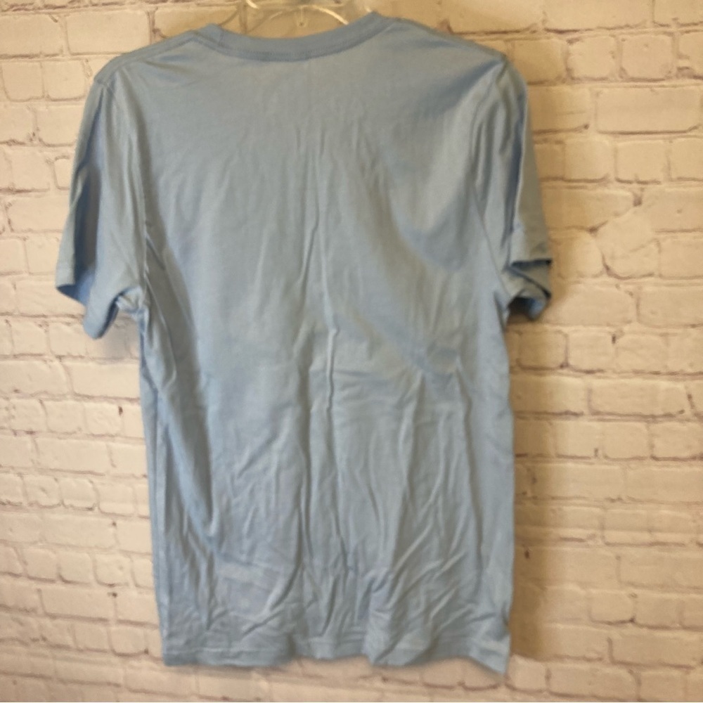 NEW oversized light blue tee with Bible Verse, variety of sizes - Picture 5 of 9